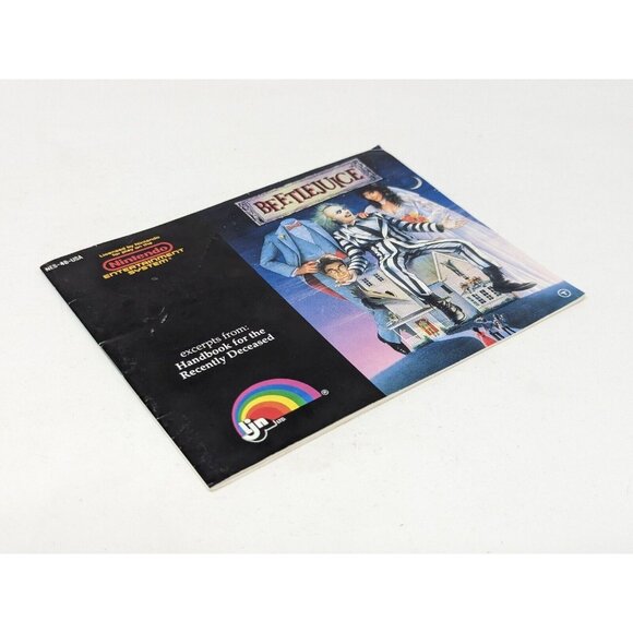 Beetlejuice (Nintendo NES, 1991) Manual Booklet 100% Authentic VTG - Picture 2 of 6